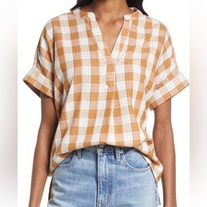 NEW Madewell Lakeline Popover Shirt
